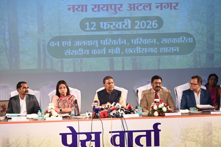 वन मंत्री केदार कश्यप की पत्रकार वार्ता : दिनांक 12 फरवरी 2026