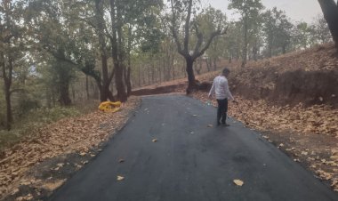 बैगापारा सड़क निर्माण कार्य संतोषप्रद, क्षतिग्रस्त हिस्सों का सुधार कर बीटी कार्य पूर्ण,शिकायत पर त्वरित कार्रवाई, निरीक्षण में सड़क की स्थिति बेहतर पाई गई