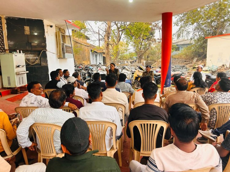 चिरमिरी पुलिस ने शांति, सौहाद्र और भाईचारे के साथ होली का त्यौहार मनाने की की अपील