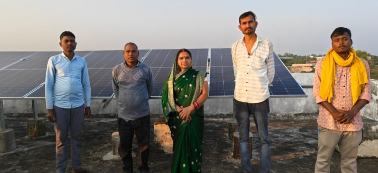 प्रधानमंत्री सूर्यघर मुफ्त बिजली योजना से लाभान्वित हुईं निशि श्रीवास