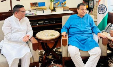 विधायक रिकेश सेन ने केंद्रीय मंत्री नितिन गडकरी से की मुलाकात, रायपुर-नागपुर हाईवे पर दो नए फ्लाईओवर बनाने की रखी मांग