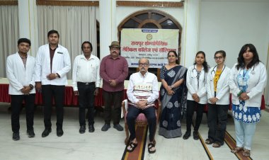 लोकभवन में लगा होम्योपैथिक स्वास्थ्य परीक्षण शिविर 