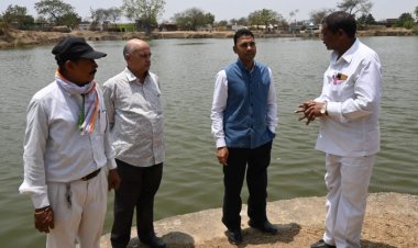 ​रायपुर : जिला प्रशासन की अनूठी पहल, नहरों के पानी से लबालब हुए 450 तालाब