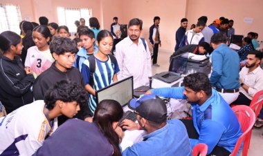 रायपुर : राज्य स्तरीय आवासीय खेल अकादमी में चयन के लिए ट्रायल शुरू, 204 खिलाड़ियों ने लिया हिस्सा