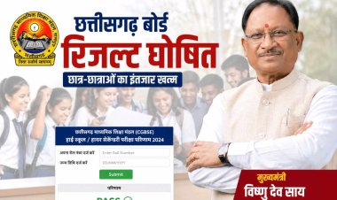 CM Vishnu Deo Sai कल जारी करेंगे CG बोर्ड 10वीं-12वीं का रिजल्ट...