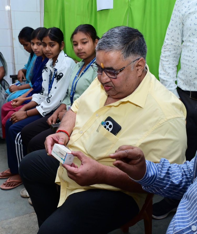 स्वस्थ बेटियां, सक्षम बेटियां: छत्तीसगढ़ में एचपीवी टीकाकरण अभियान का शुभारंभ