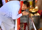 रायपुर : मुख्यमंत्री  विष्णुदेव साय हरिनाम संकीर्तन नामयज्ञ में हुए शामिल
