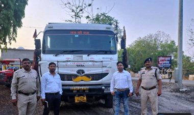 रायपुर : रेत के अवैध परिवहन पर बड़ी कार्रवाई, 6 हाइवा और 3 ट्रैक्टर जब्त