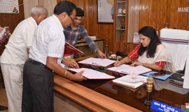 नवपदस्थ कलेक्टर सुश्री संतन देवी जांगड़े ने संभाली एमसीबी जिले की कमान, पदभार ग्रहण करते ही दिखी प्रशासनिक सक्रियता,