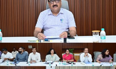 मानसून पूर्व तैयारियां तेज, मुख्य सचिव ने ली बाढ़ नियंत्रण हाई पावर कमेटी की बैठक,