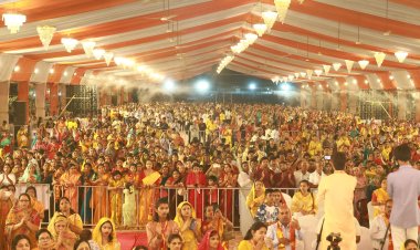 चिरमिरी में श्रीराम कथा के अंतिम दिवस जगद्गुरु रामभद्राचार्य का बड़ा पलटवार, नेता प्रतिपक्ष चरणदास महंत को दी खुली चुनौती,,,