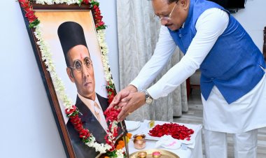 मुख्यमंत्री ने स्वातंत्र्यवीर विनायक दामोदर सावरकर की जयंती पर उन्हें किया नमन,