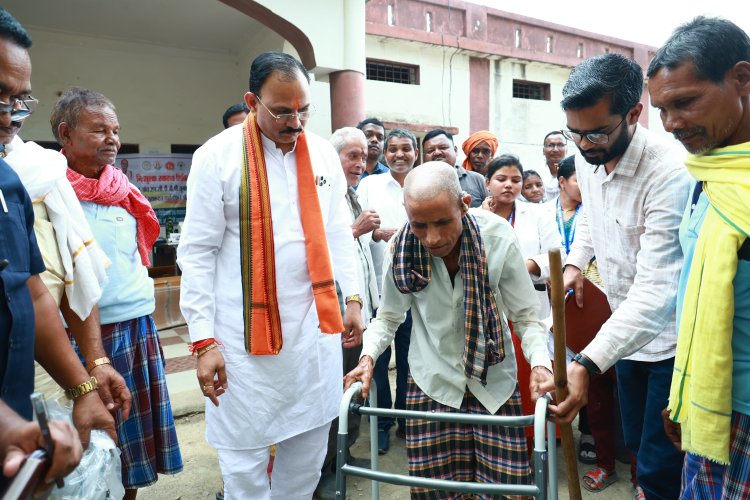 ग्राम कोडांगी में निशुल्क स्वास्थ्य शिविर एवं जनसमस्याओं का त्वरित निराकरण संपन्न, स्वास्थ्य मंत्री श्याम बिहारी जायसवाल हुए शामिल,,,