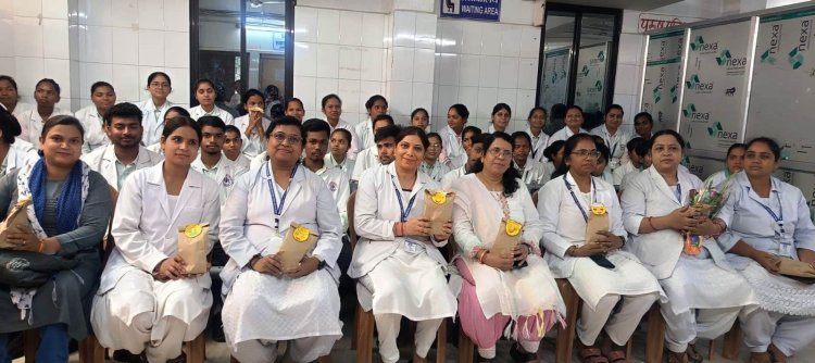 220 बिस्तरीय सिविल अस्पताल में गरिमामय आयोजन के साथ मनाया गया इंटरनेशनल नर्सेस डे, नर्सिंग स्टाफ के समर्पण और सेवा भावना को किया गया सम्मानित,