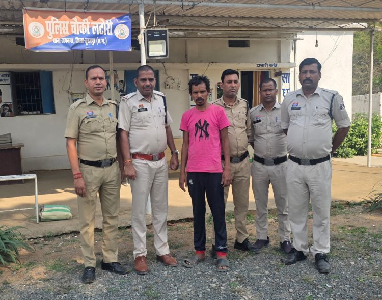 माँ की हत्या करने वाला हत्यारे पुत्र को पुलिस ने किया गिरफ्तार।