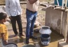 सुकड़ीगुहान में पेयजल की पर्याप्त व्यवस्था,  पेयजल के लिए स्थापित सोलर पंप, आयरन रिमुवल प्लांट से जुड़ी टंकी और गांव के दो बोरवेल में लगे मोटर पंप से मिल रहा पानी,,,