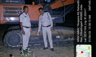 मुख्यमंत्री के कड़े निर्देशों का असर : अवैध खनन पर राज्य भर में हो रही कार्रवाई, धमतरी में 5 चैन माउंटेन मशीनें जब्त,