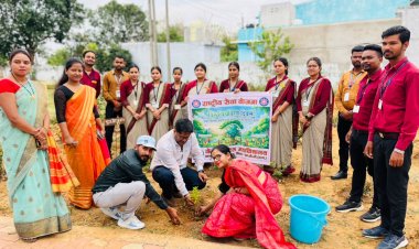 विश्व पर्यावरण दिवस पर के. बी. पटेल कालेज की राष्ट्रीय सेवा योजना इकाई ने निकाली जागरूकता रैली,