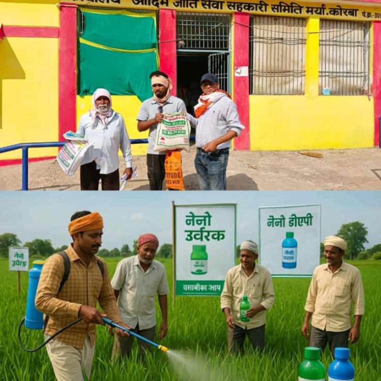नैनो उर्वरकों के उपयोग से बेहतर उत्पादन और मृदा स्वास्थ्य को मिल रहा बढ़ावा-कृषक छेदीलाल,,,