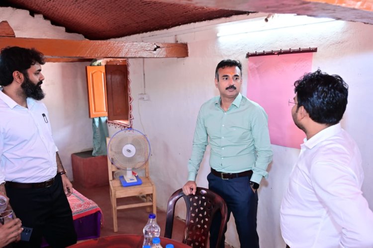 प्रभारी सचिव श्री अंकित आनंद ने केरे गांव के होमस्टे का किया अवलोकन,